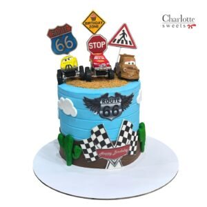 Lighting Mcqueen Car Cake