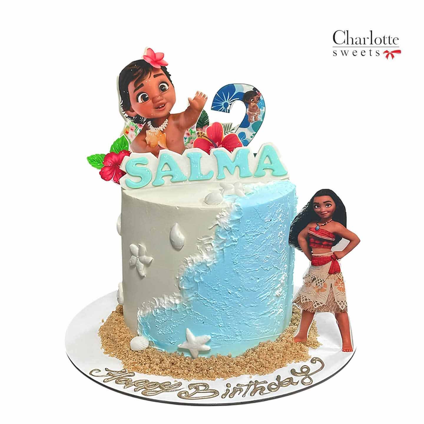 Moana Birthday Cake