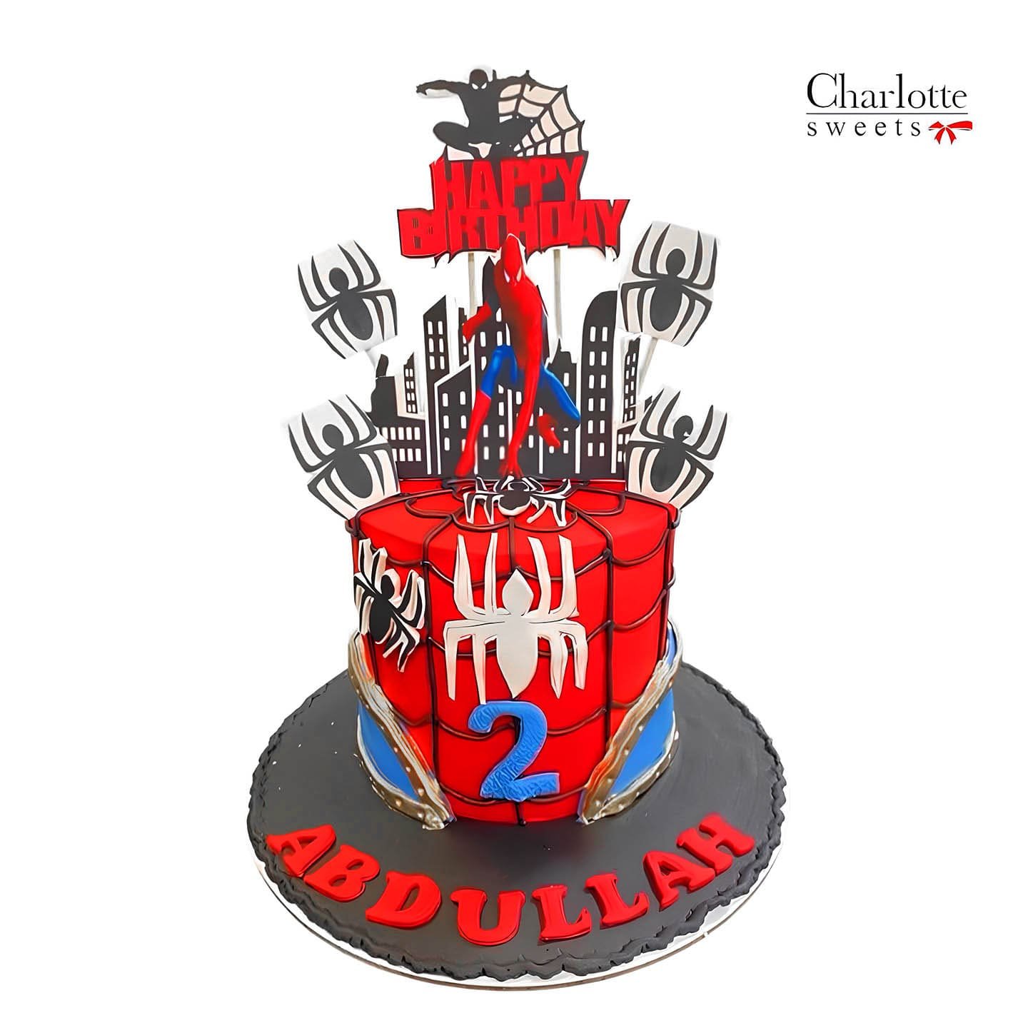 Best Spiderman Cake