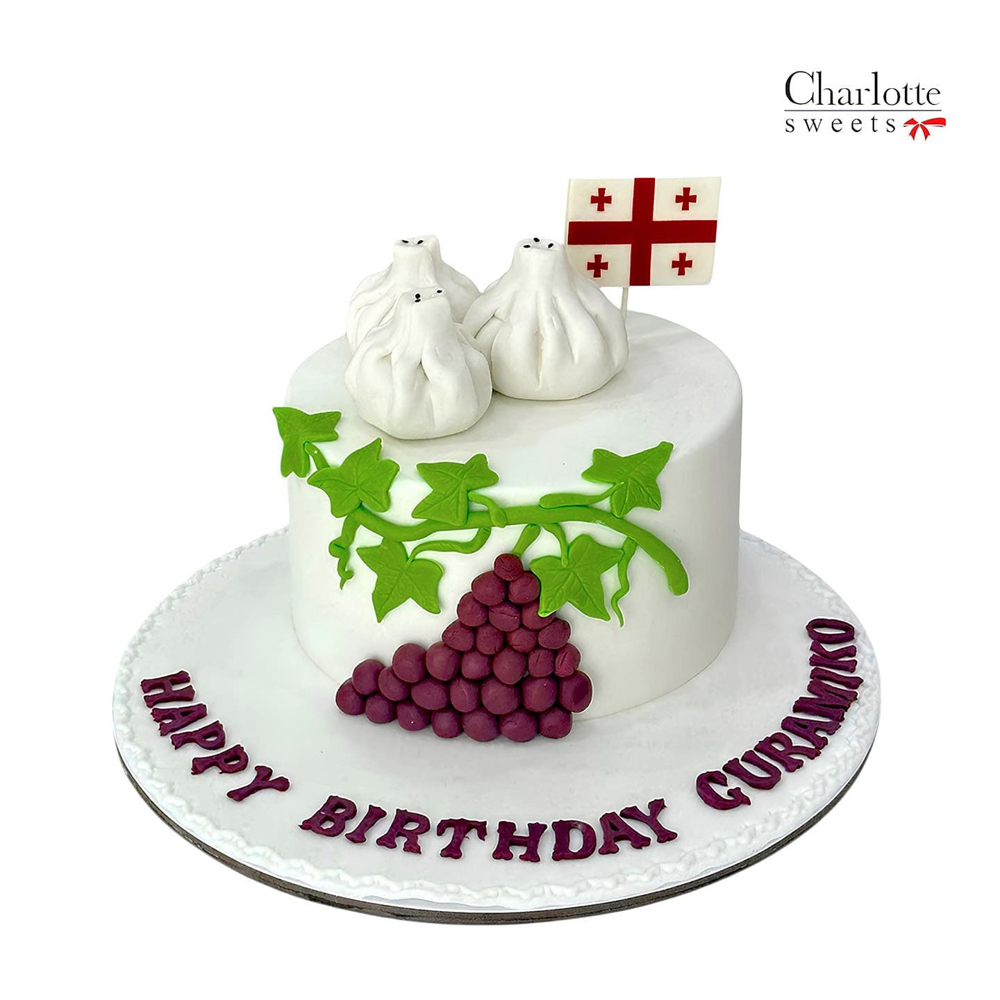 Grape Birthday Cake