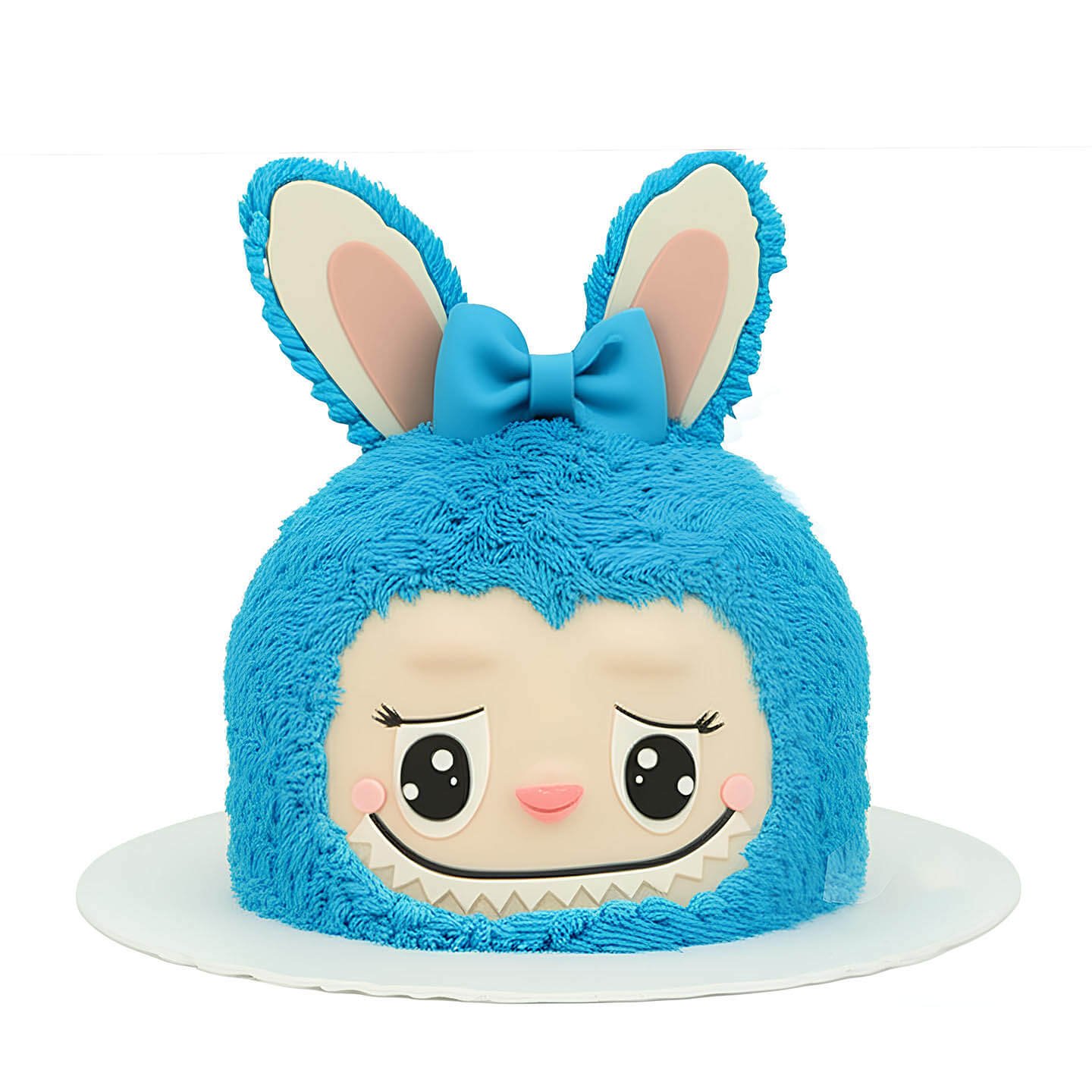 Blue Labubu Cake