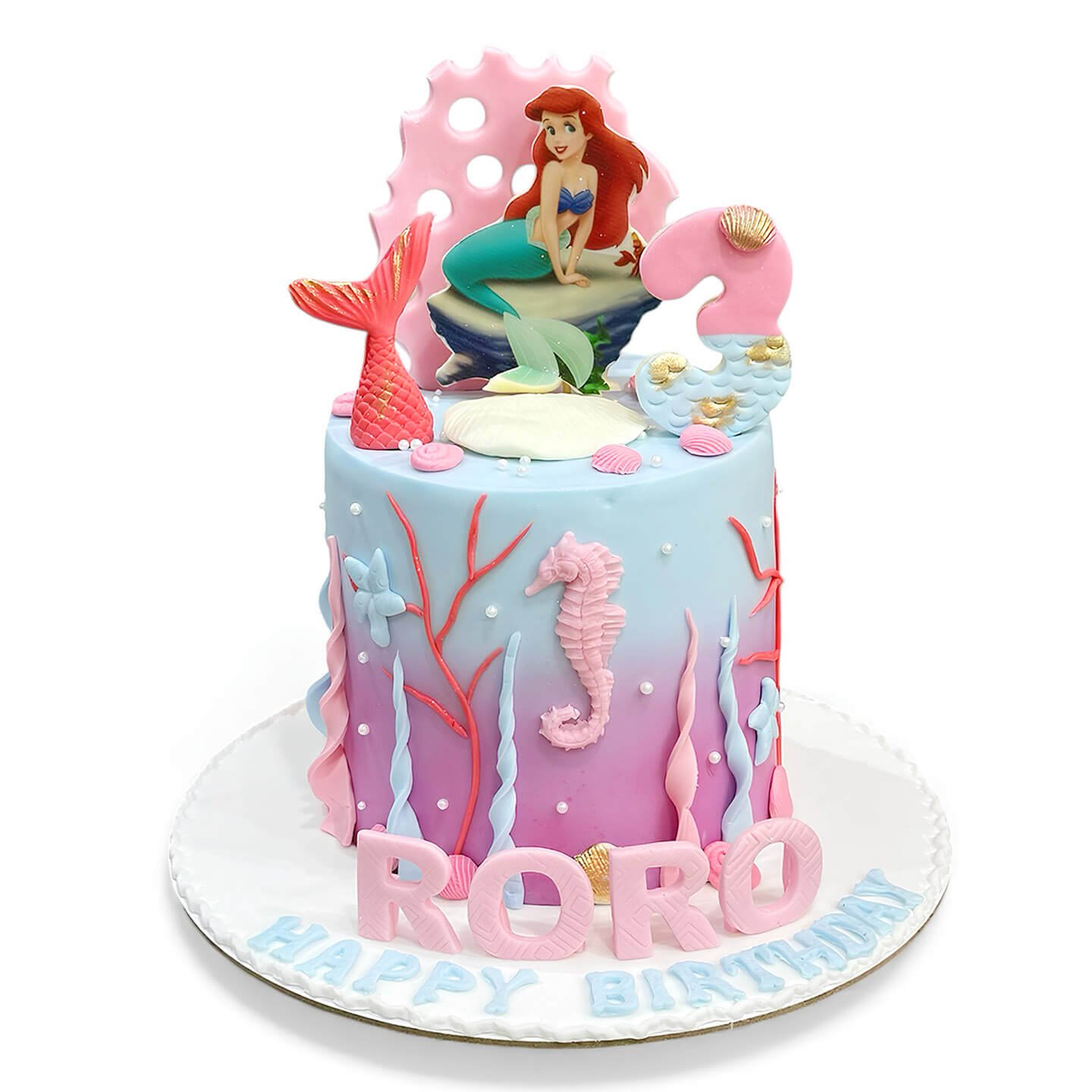 Ariel The Little Mermaid Cake