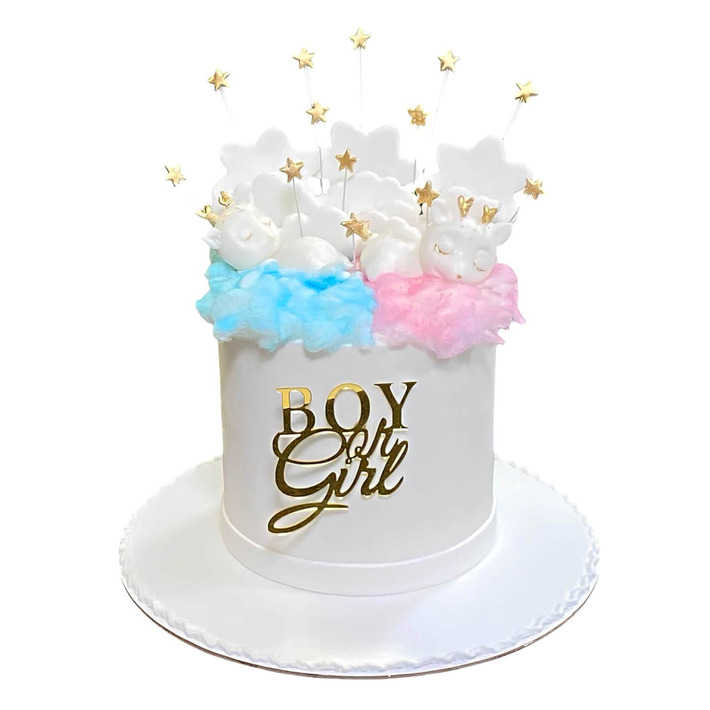 Baby Gender Reveal Cake Design