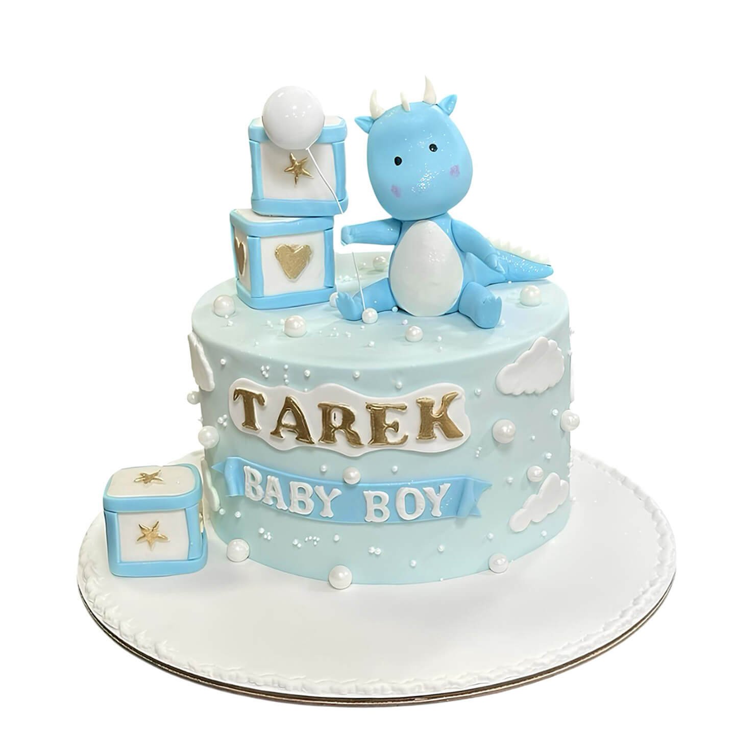 Baby boy cake Design