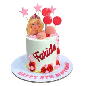 Barbie Theme Cake Design