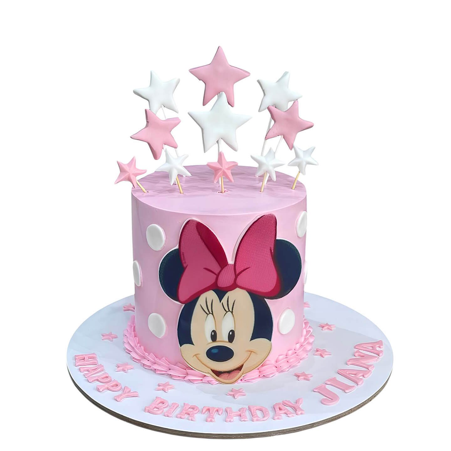 Birthday Cake With Minnie Mouse