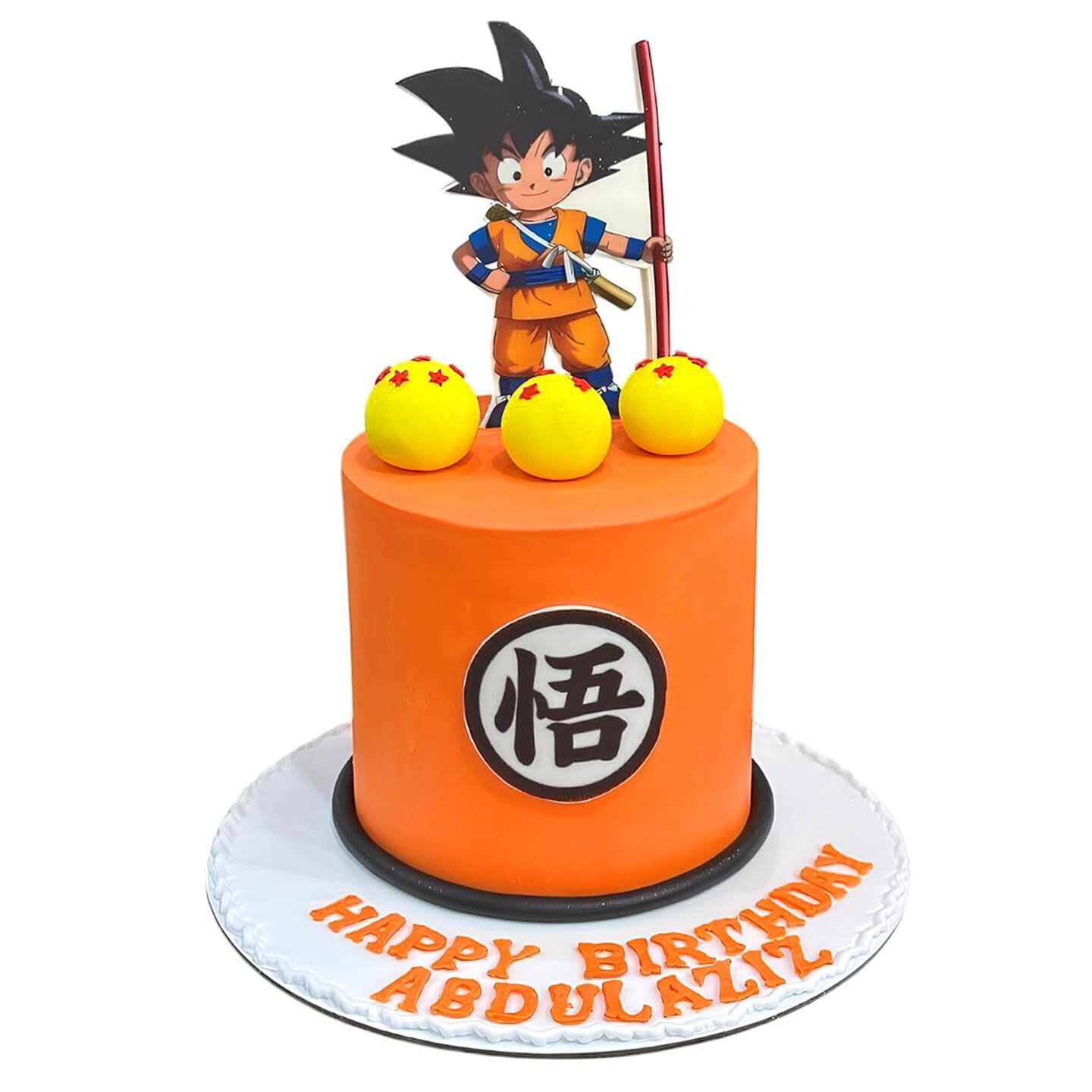 Dragon Ball Goku Cake