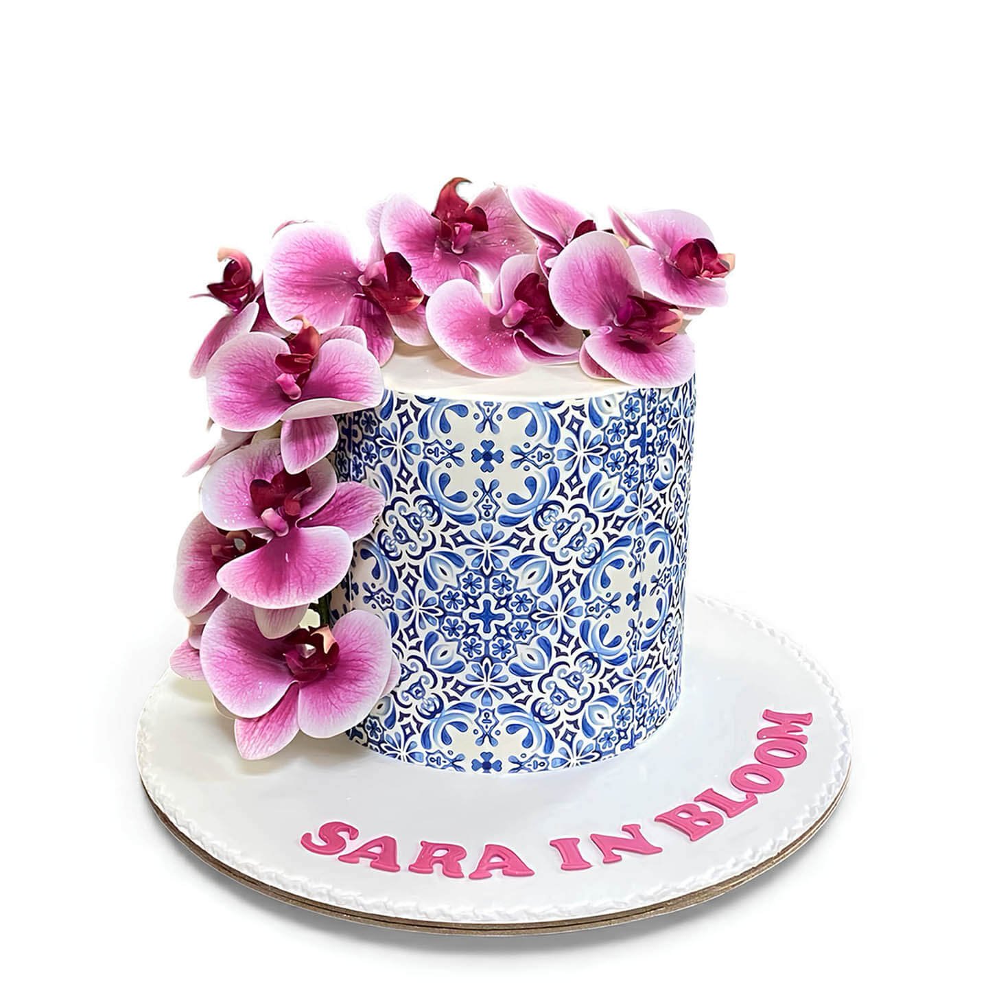 Orchid cake