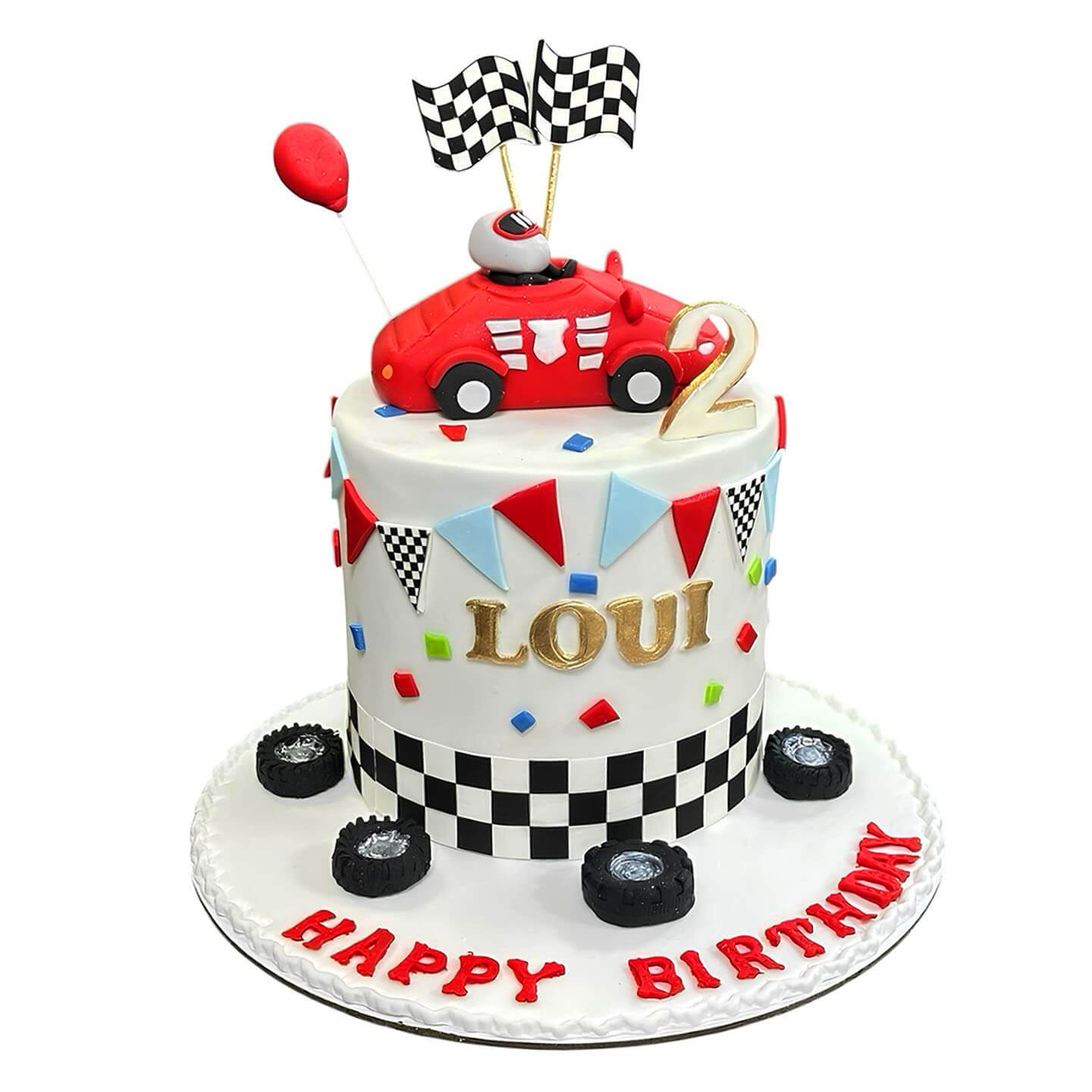 Racing Car Cake