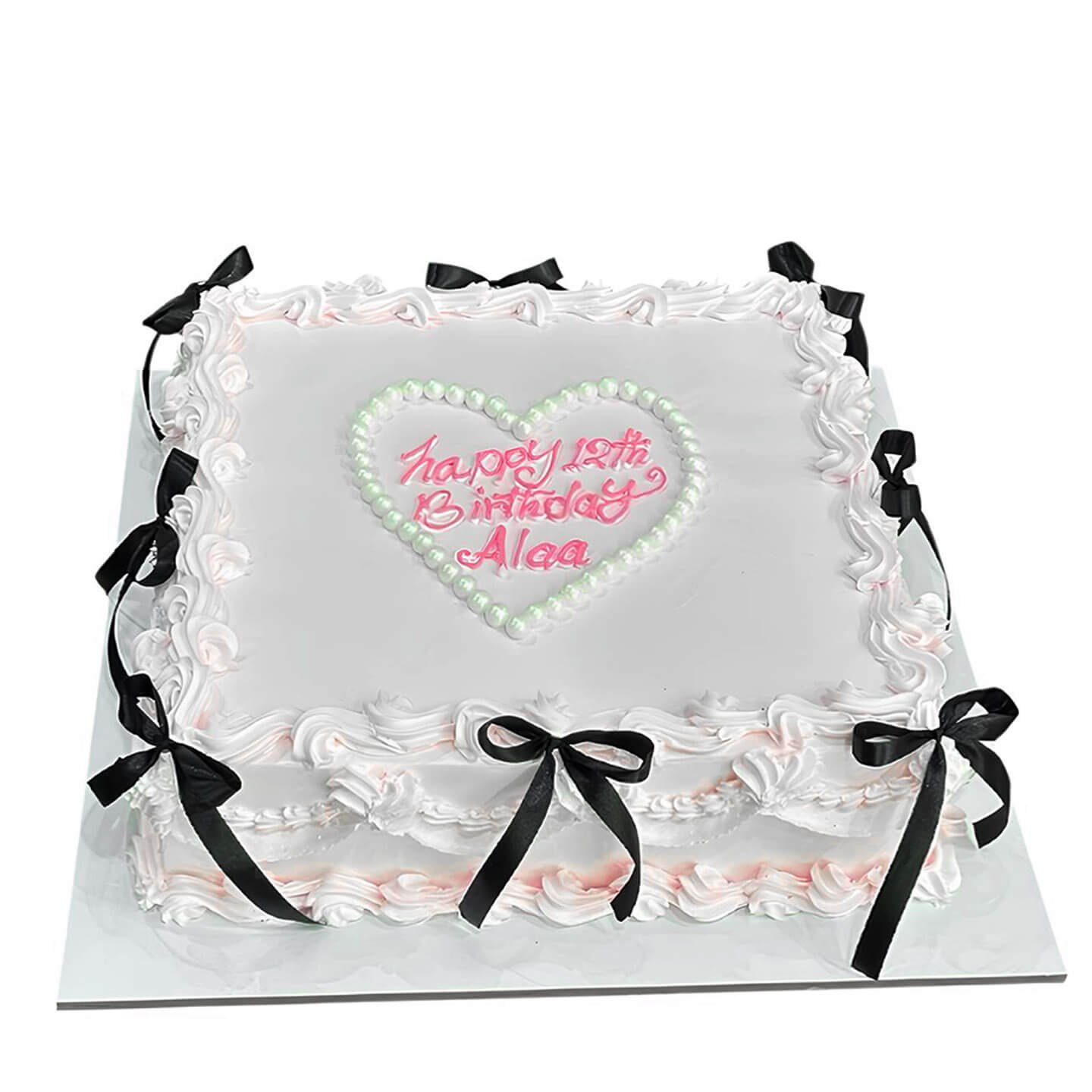 Square Birthday Cake