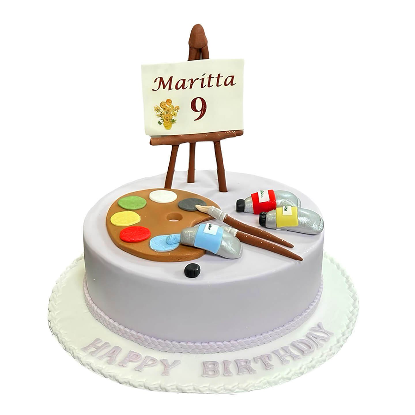 Artist Palette Cake