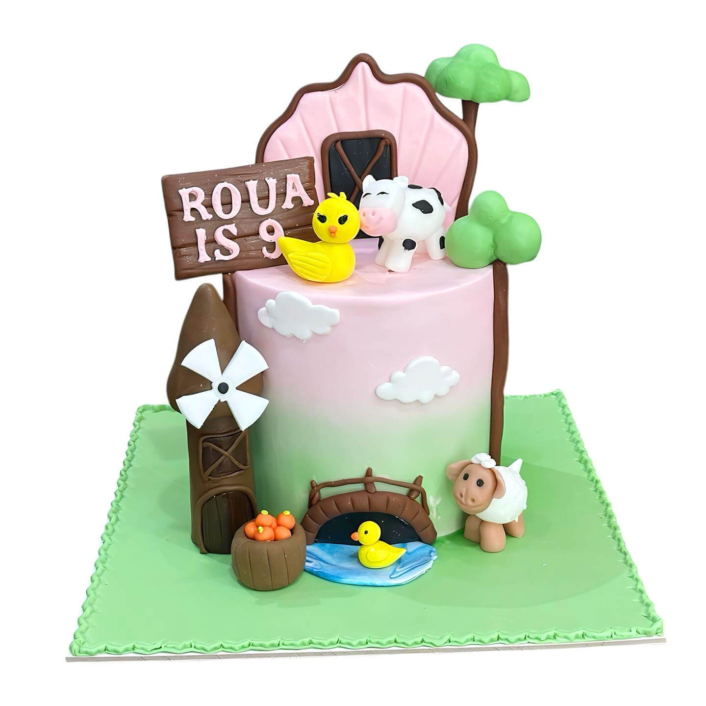 Farm Animals Cake
