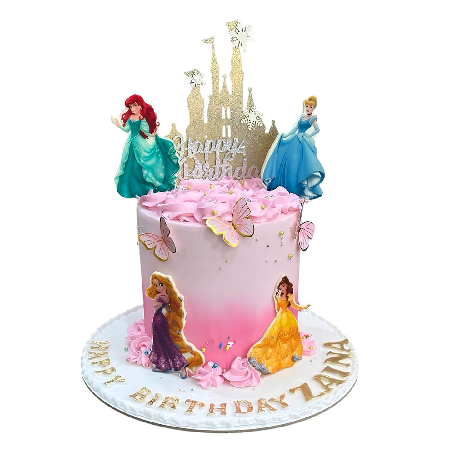 Princess Themed Birthday Cake
