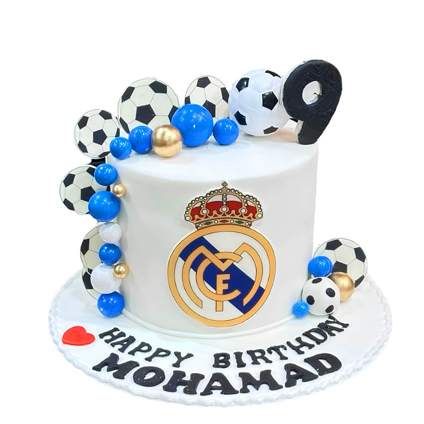 Real Madrid Birthday Cake