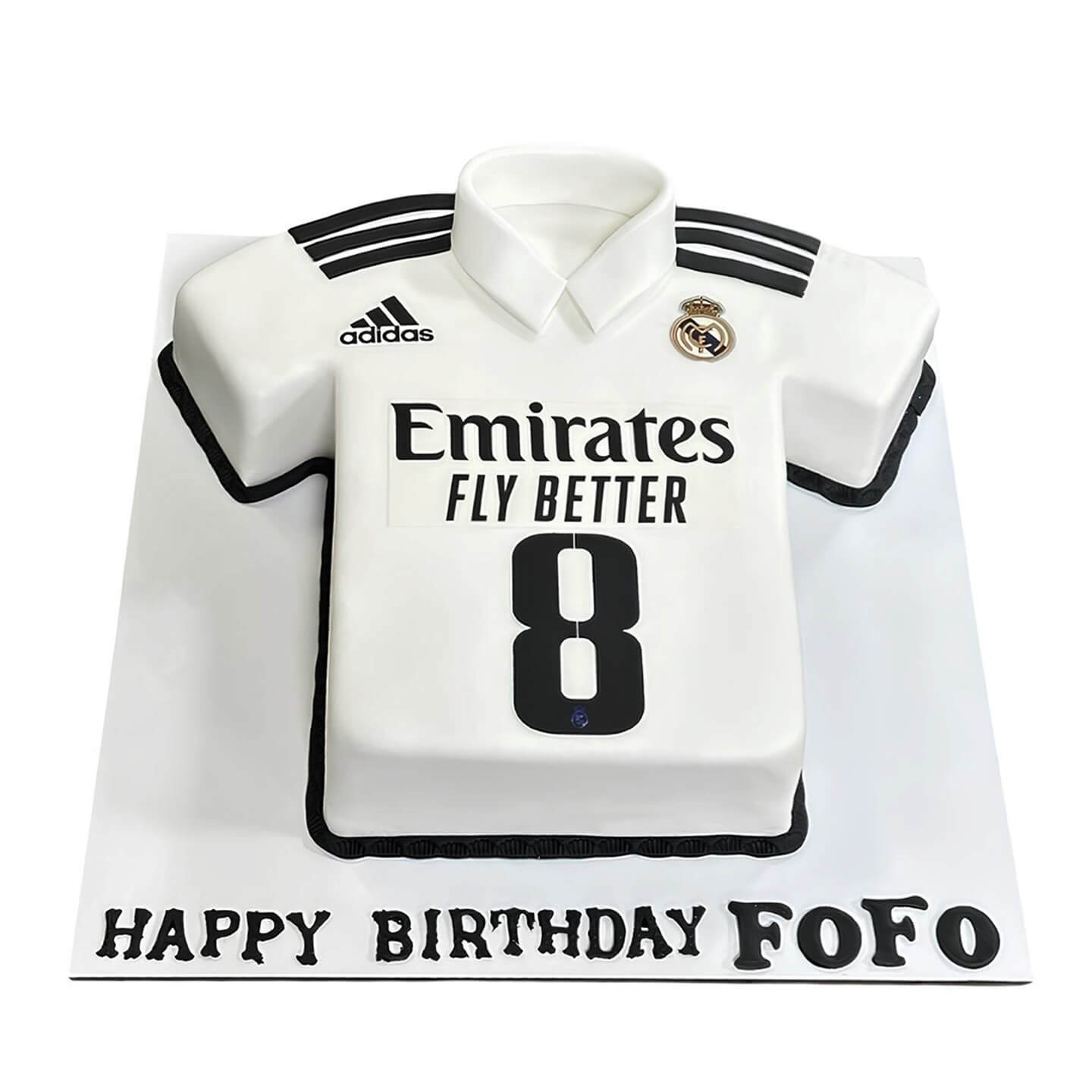 Real Madrid Jersey Cake