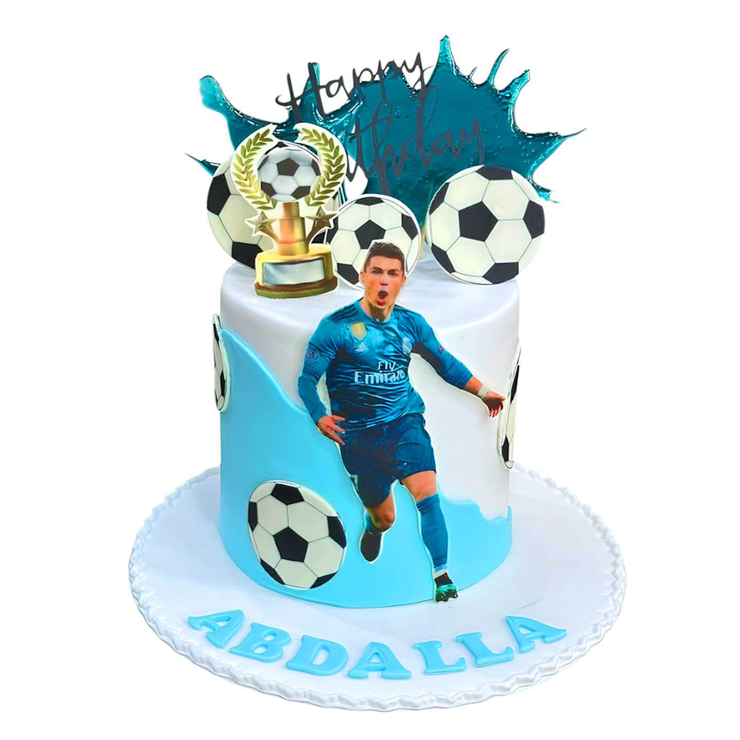 Ronaldo Real Madrid Cake