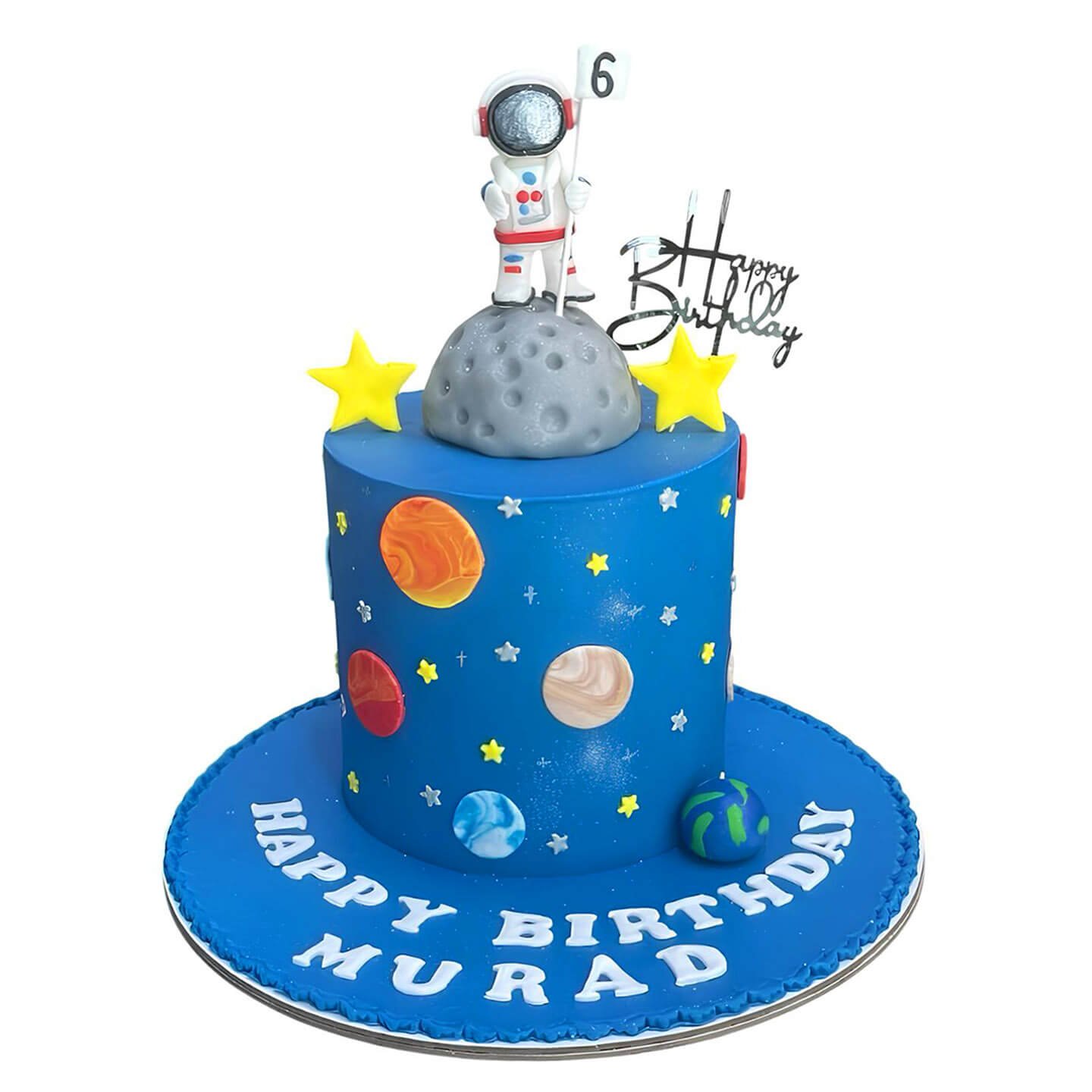 Space Birthday Cake Design