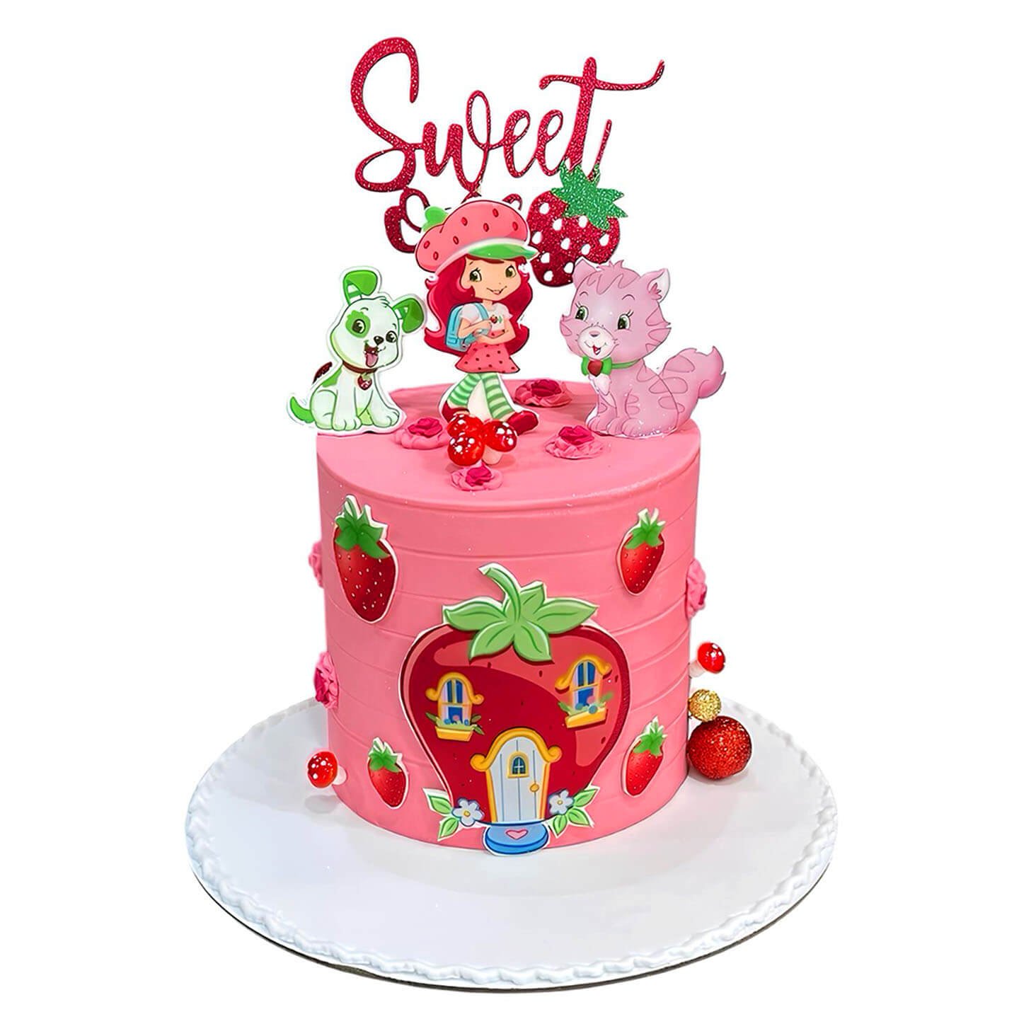 Strawberry Shortcake Character Cake