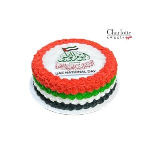 UAE National Day Flag Cake