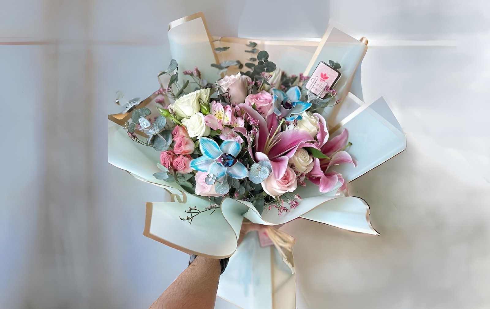 Pastel colors Bouquet: Serene Harmony