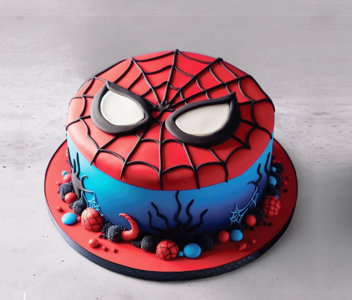 Spiderman Cake Design