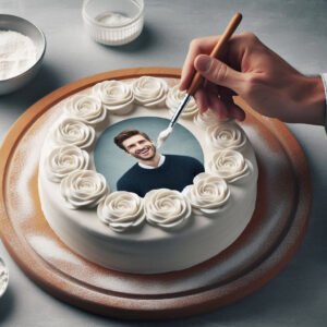 Customized Cake With Photo