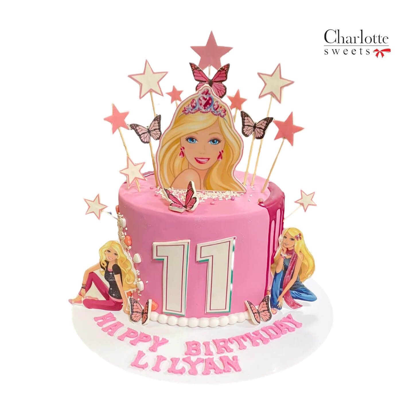 Barbie Theme Cake