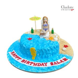 Beach Theme Cake