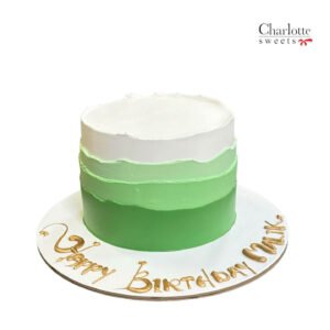 Green Birthday Cake