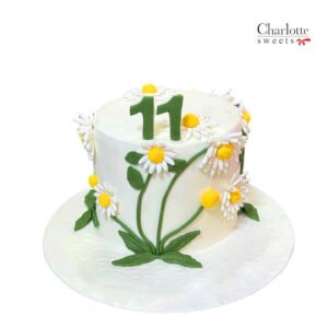 Flowers On Cake