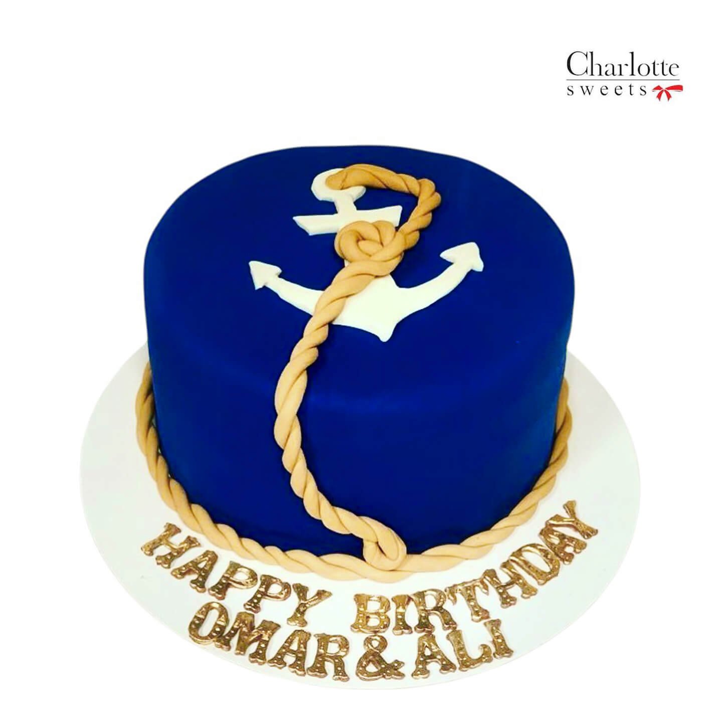 Anchor Captain Cake