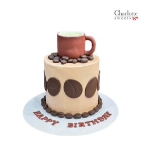 Coffee Theme Cake