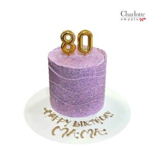 Purple Birthday Cake