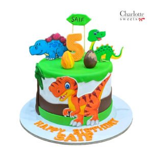 Dinosaur Theme Cake