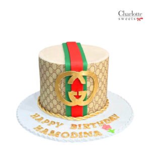 gucci birthday cake