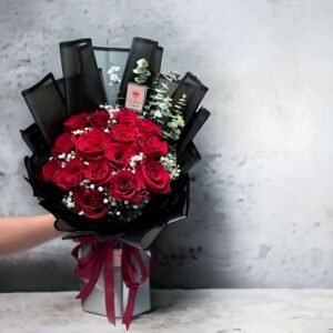 valentines flower bouquet