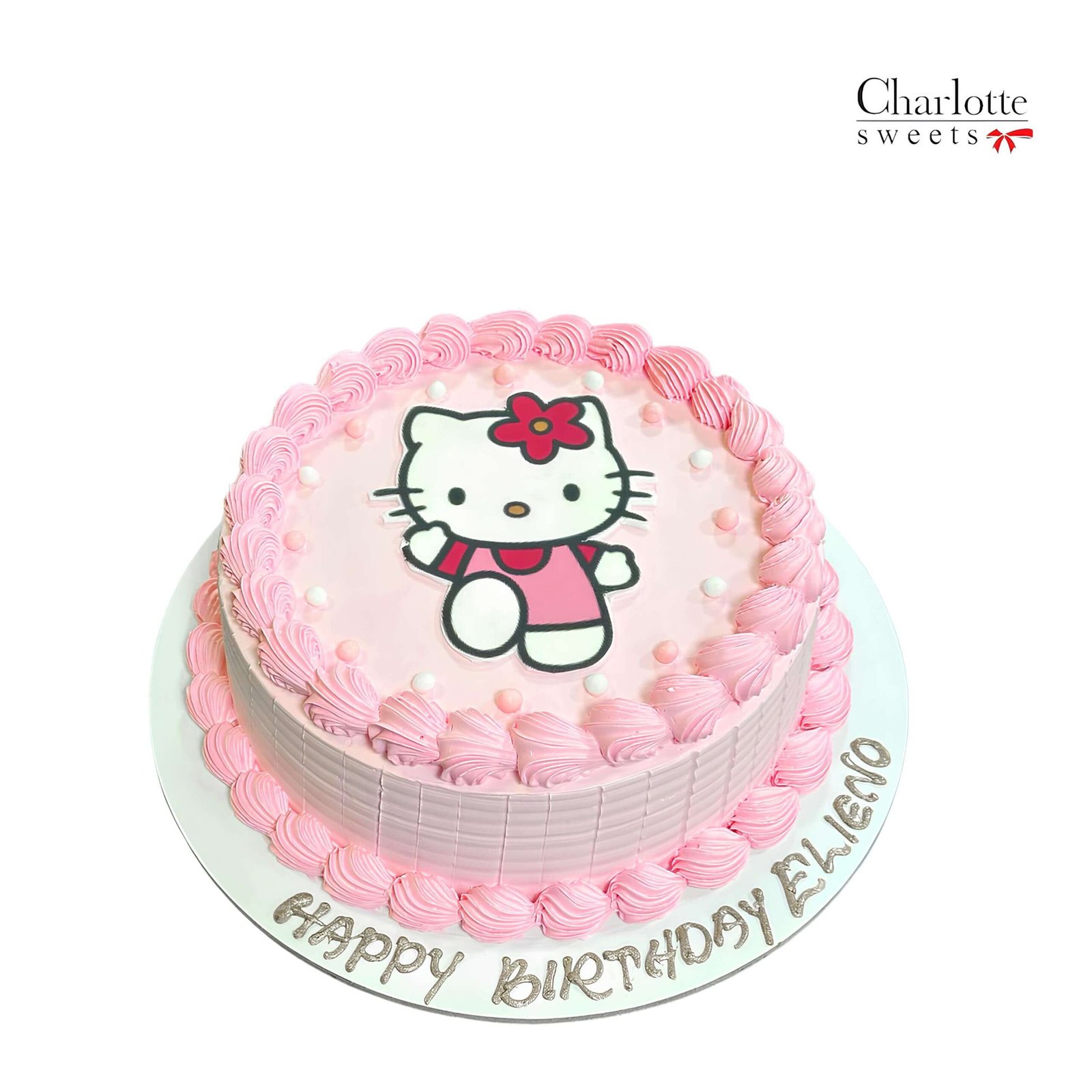 Hello Kitty On Cake