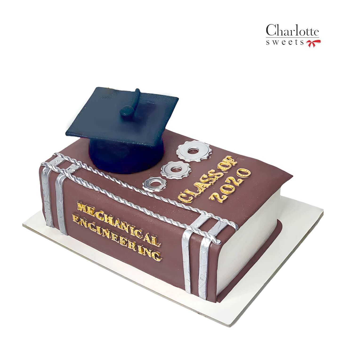 Book Graduation Cake