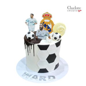 Madrid Football Cake