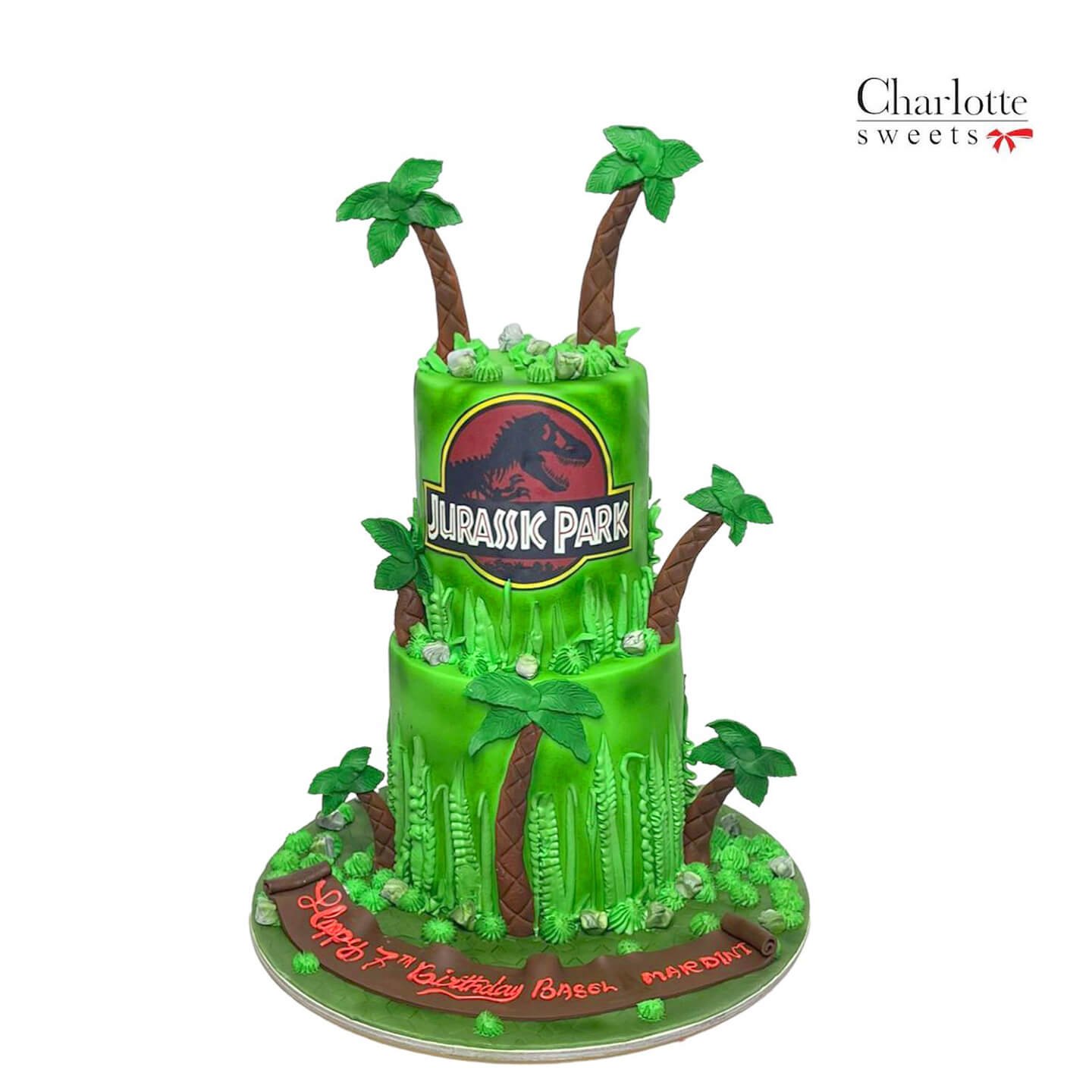 Jurassic Park Cake