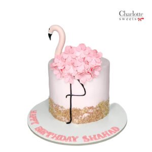 Pink Flamingo Cake