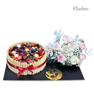 Eid Al Adha Cake and Flowers