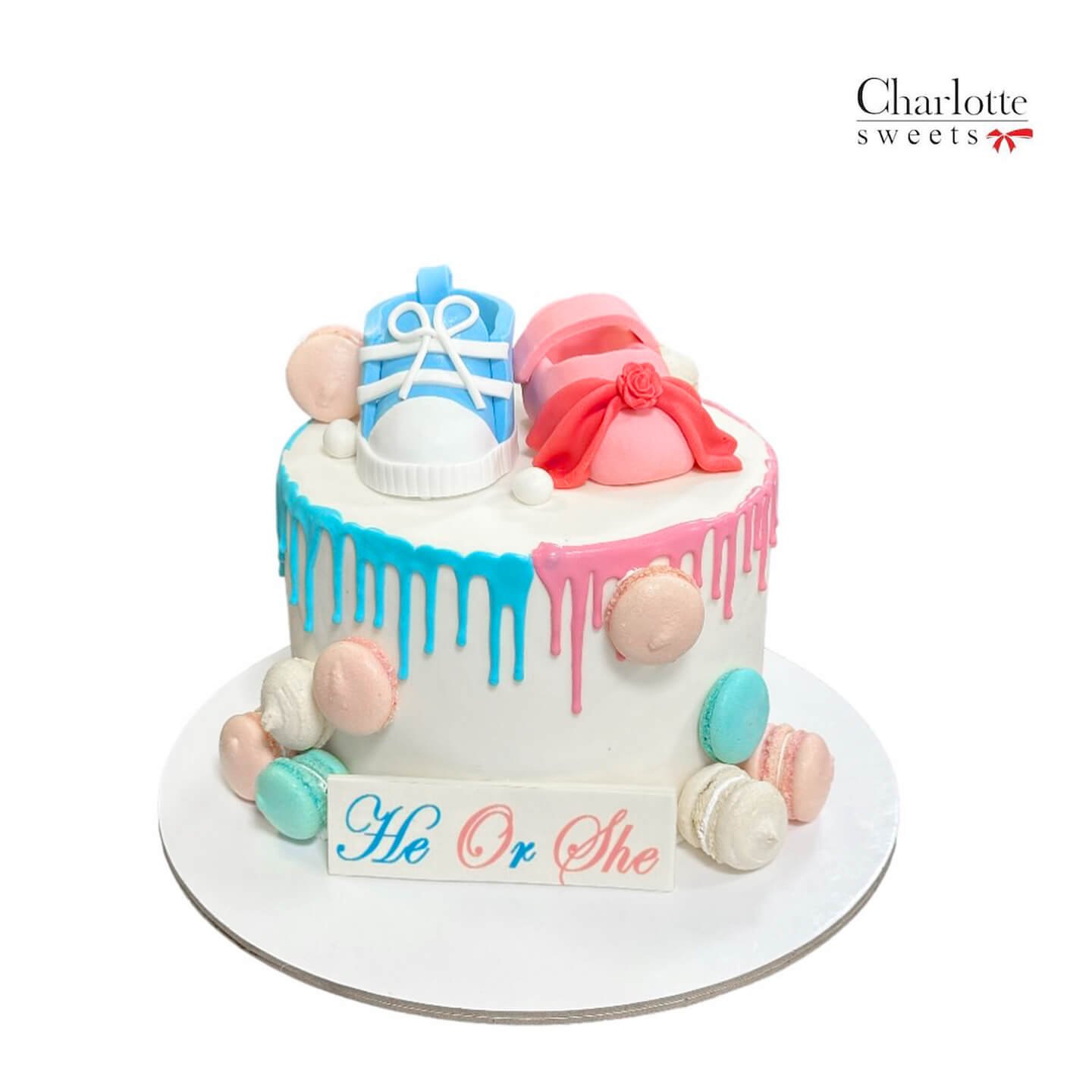 Gender Reveal Cake