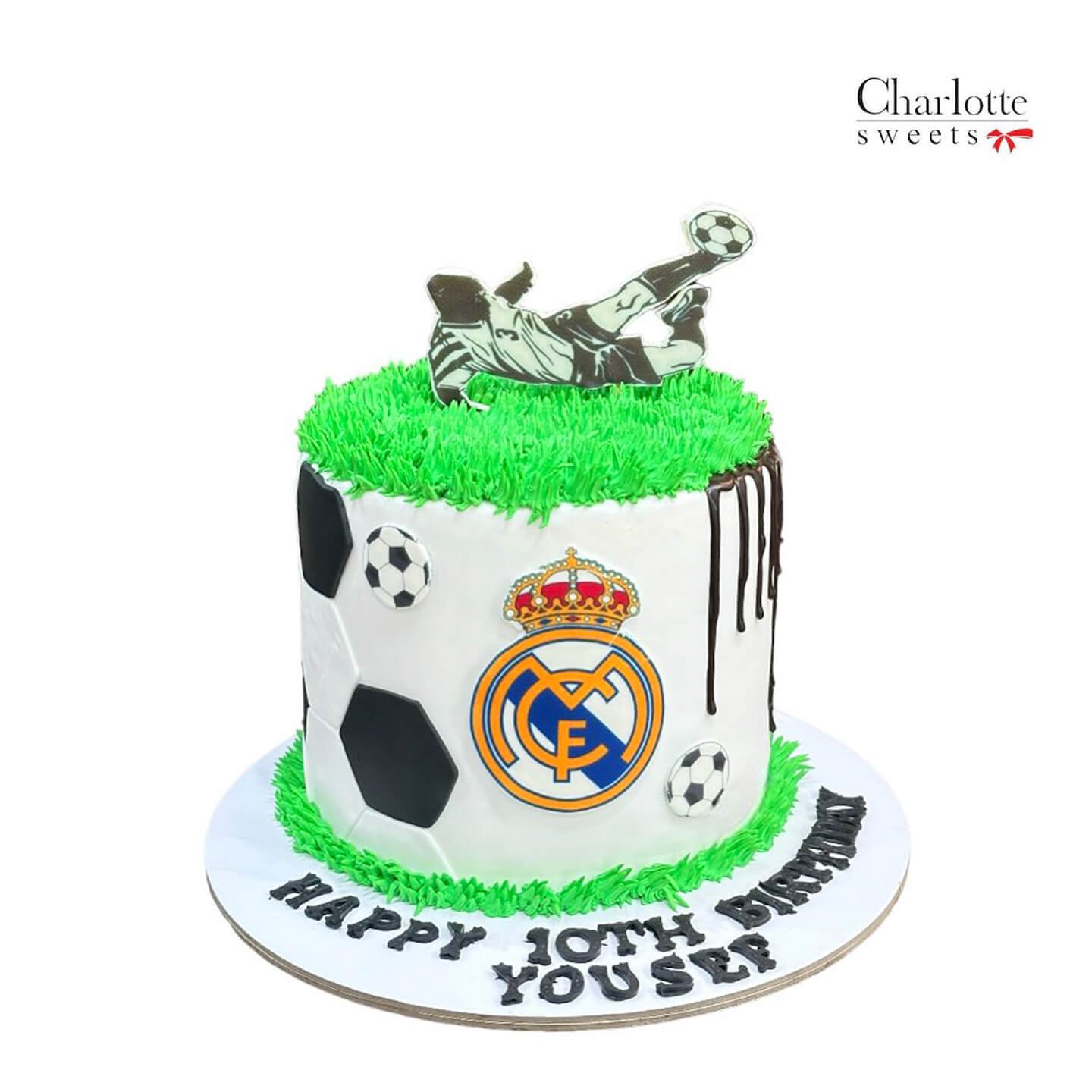 Real Madrid soccer Cake