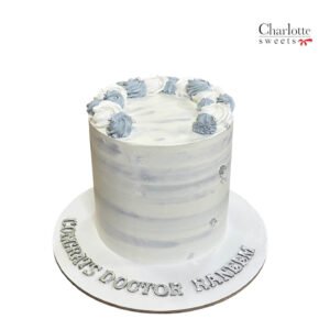 White and Grey Cake