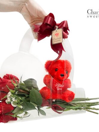 Valentine Flower Basket