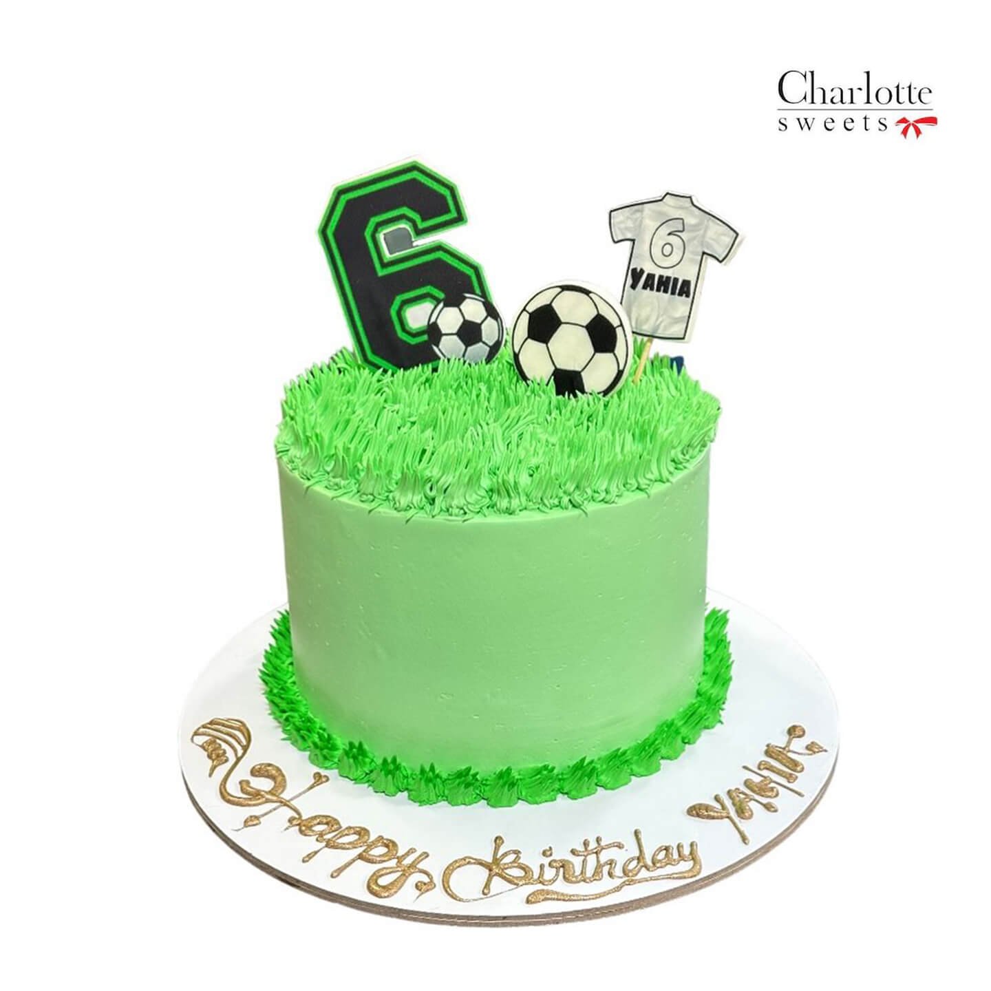 Soccer Theme Birthday Cake