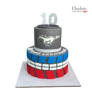 Mustang Cake Design