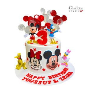 Mickey and Minnie Cake