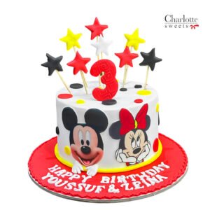 Mickey Mouse on Cake